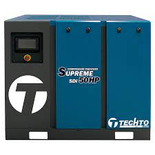 Compressor de Parafuso 50hp 10bar – Techto Supreme SDI 50HP 198 PCM